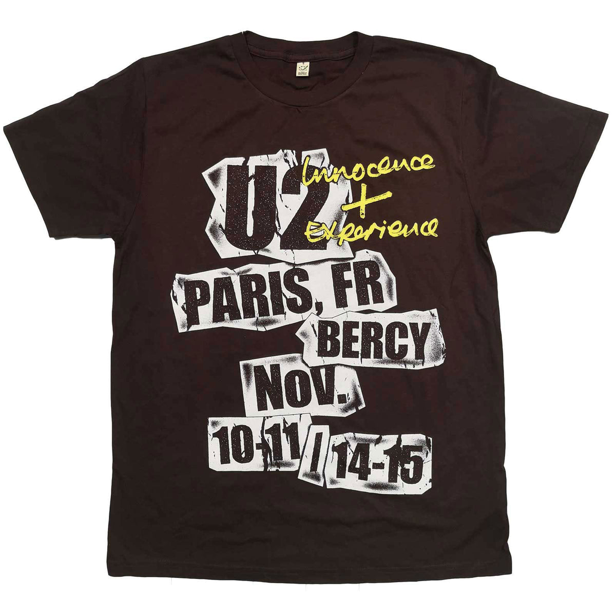 U2 I+e Paris Event 2015 T-shirt Front