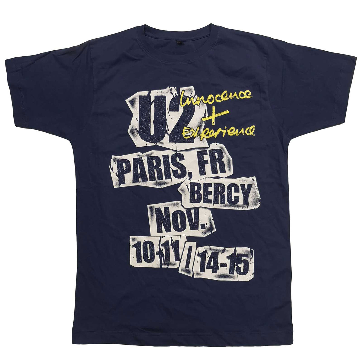 U2 I+e Paris Event 2015 T-shirt Front