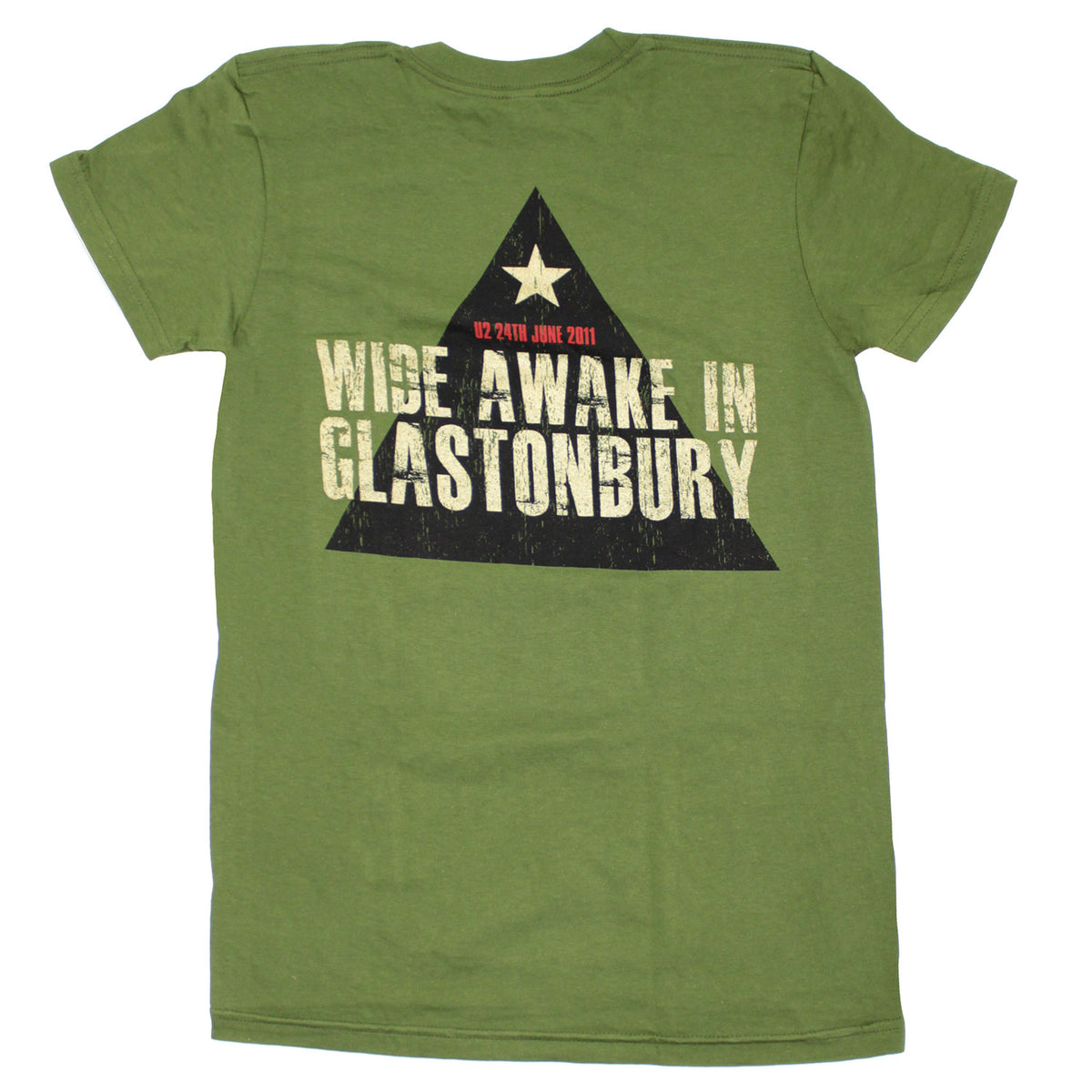 U2 Glastonbury 2011 Pyramid Stage Junior Top Back