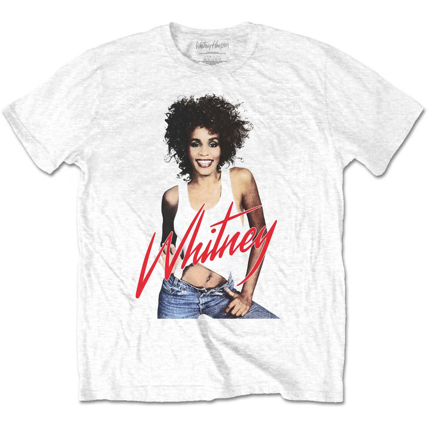 Whitney Houston Wanna Dance Photo T-shirt Front