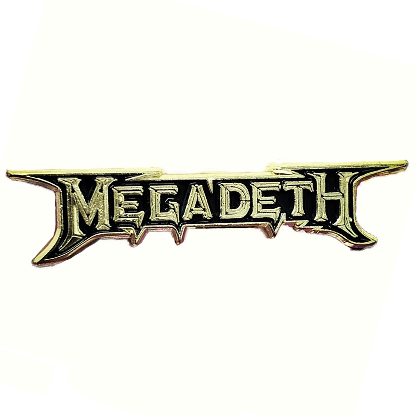 Megadeth Logo Enamel Pin Pewter Pin Badge