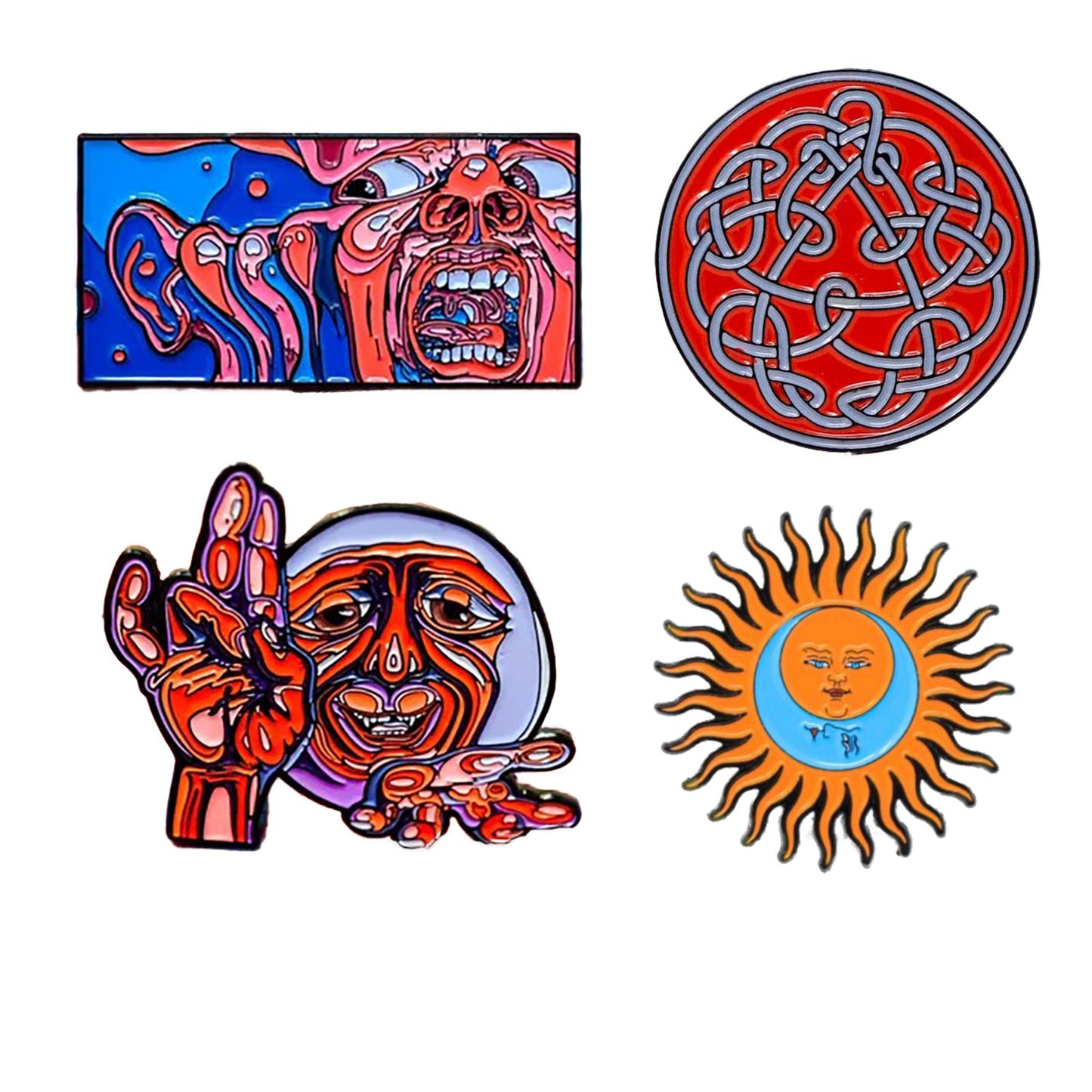 King Crimson Larks' Tongues In Aspic Enamel Pin Pewter Pin Badge