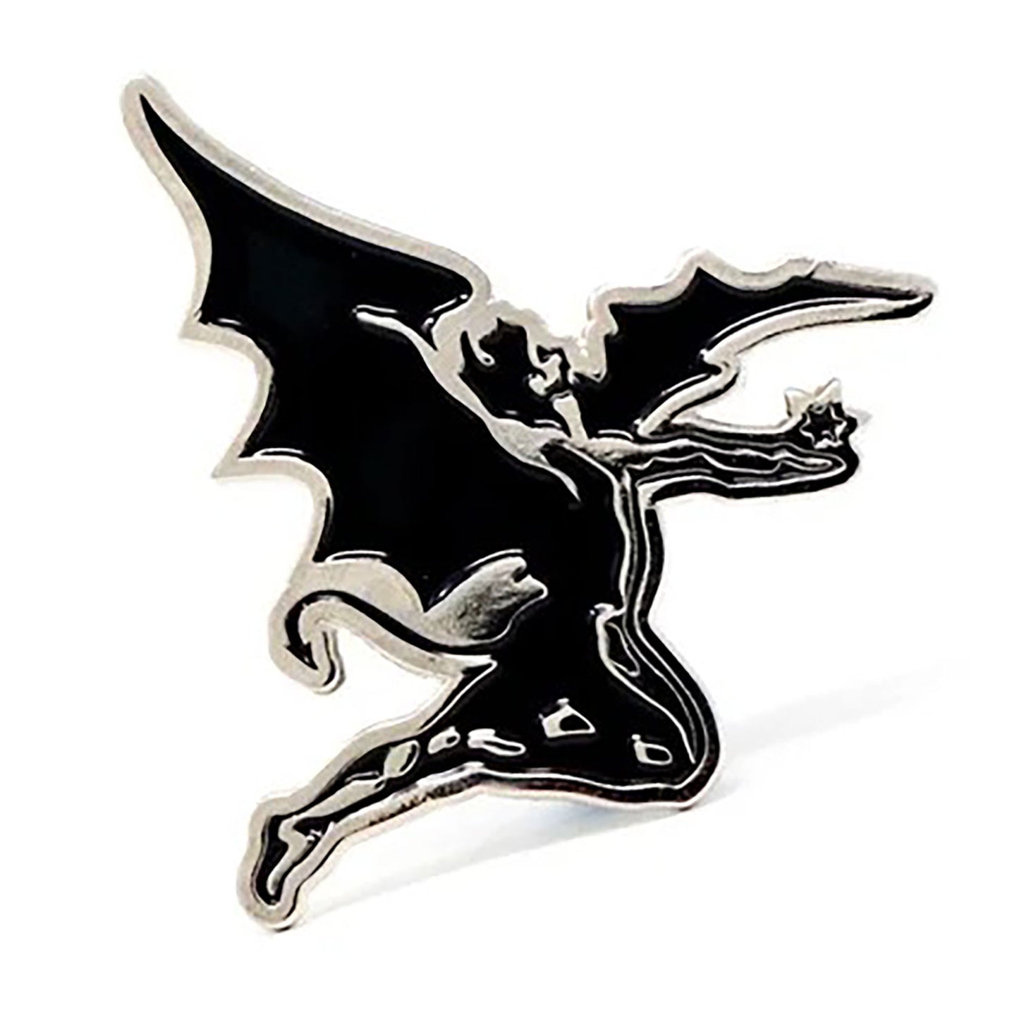 Black Sabbath Henry Enamel Pin + Magnet Add On Pewter Pin Badge Front