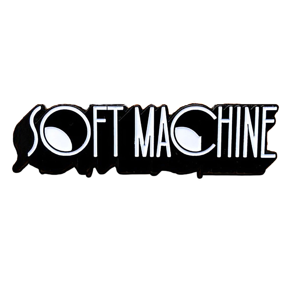 Soft Machine Enamel Pin Pewter Pin Badge Front