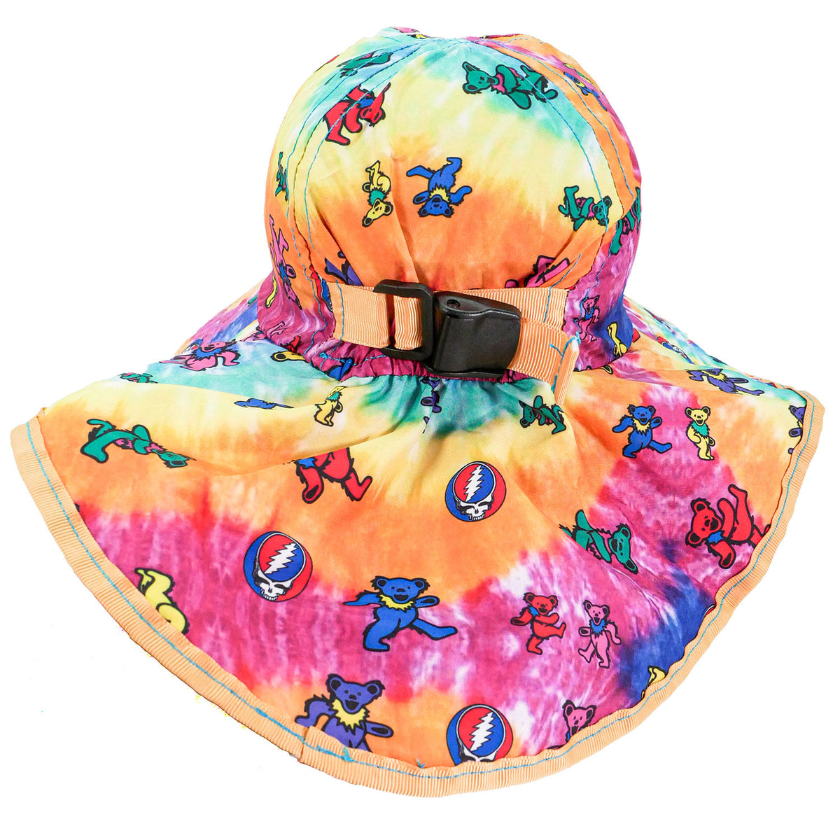 Grateful Dead Wide Brim Toddler Sun Hat Miscellaneous Back