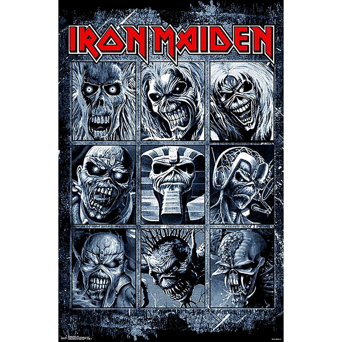 Iron Maiden Grid Domestic Poster Front