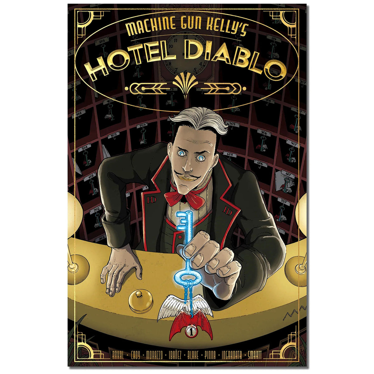 Machine Gun Kelly (Music) Machine Gun Kelly's Hotel Diablo Graphic Novel Comic Book Front