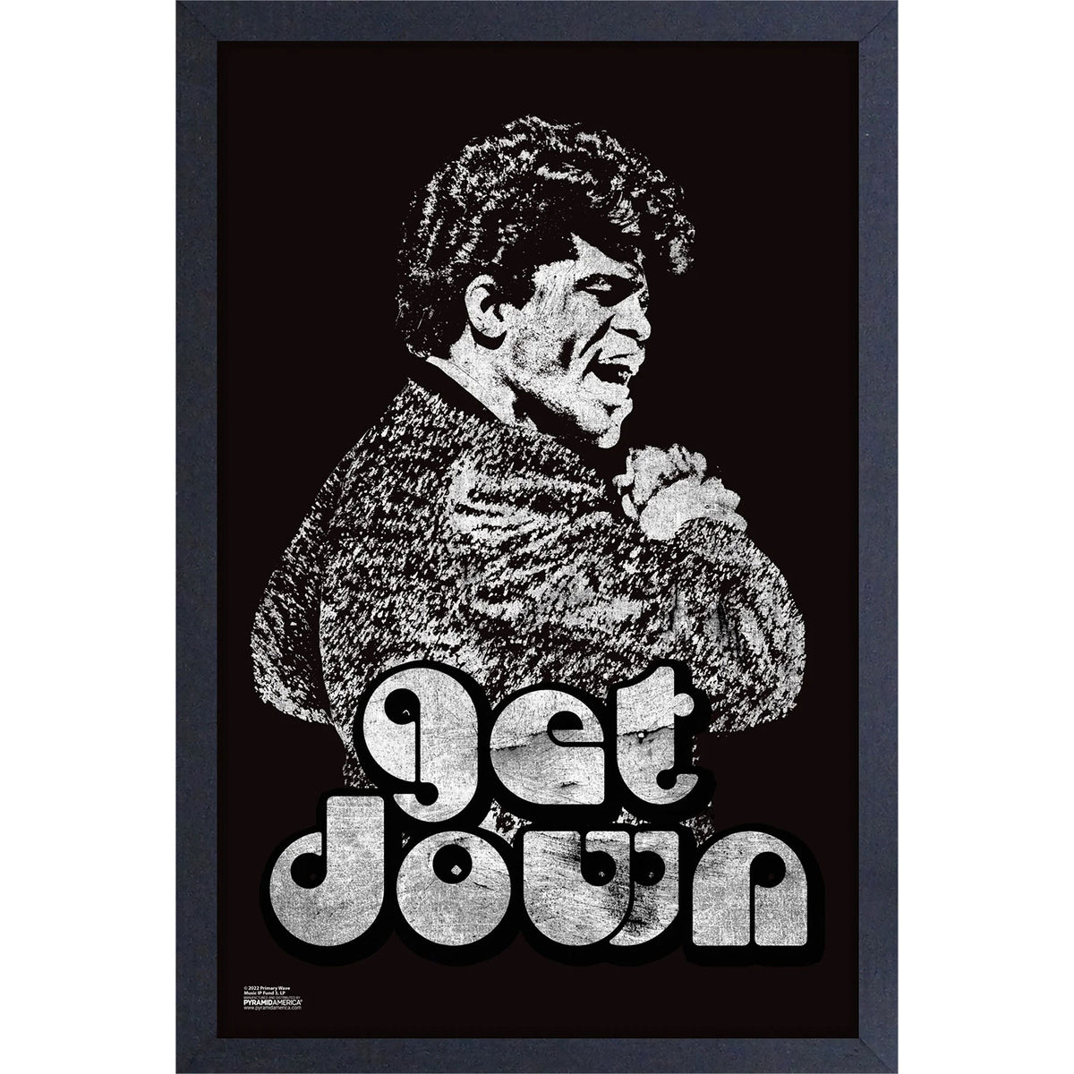 James Brown Get Down Framed Wall Art Front