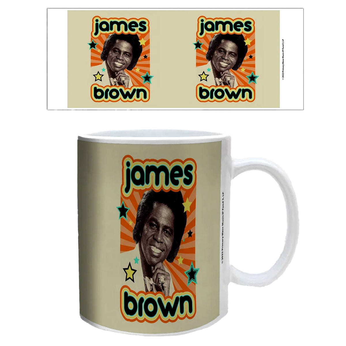 James Brown 70's Coffee Mug Front