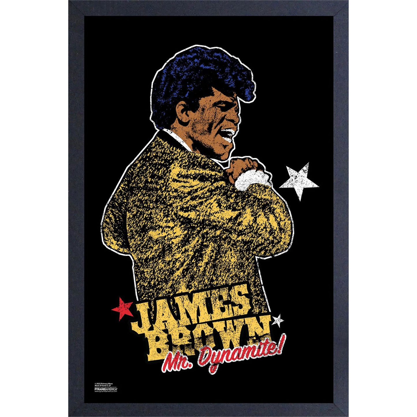 James Brown Mr. Dynamite Framed Wall Art Front