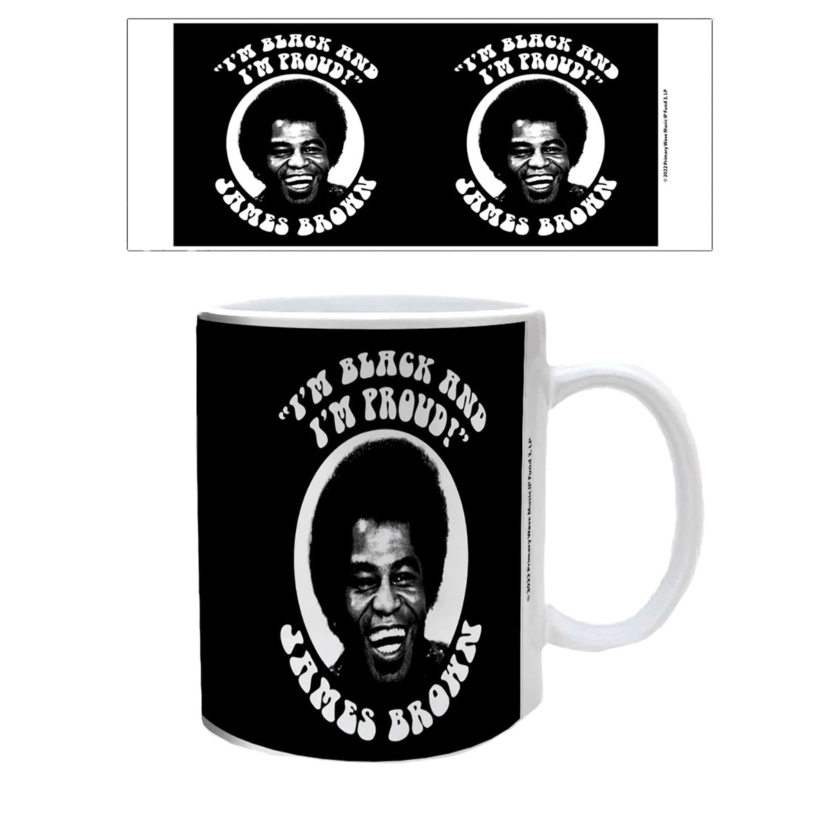 James Brown Quote Coffee Mug Front