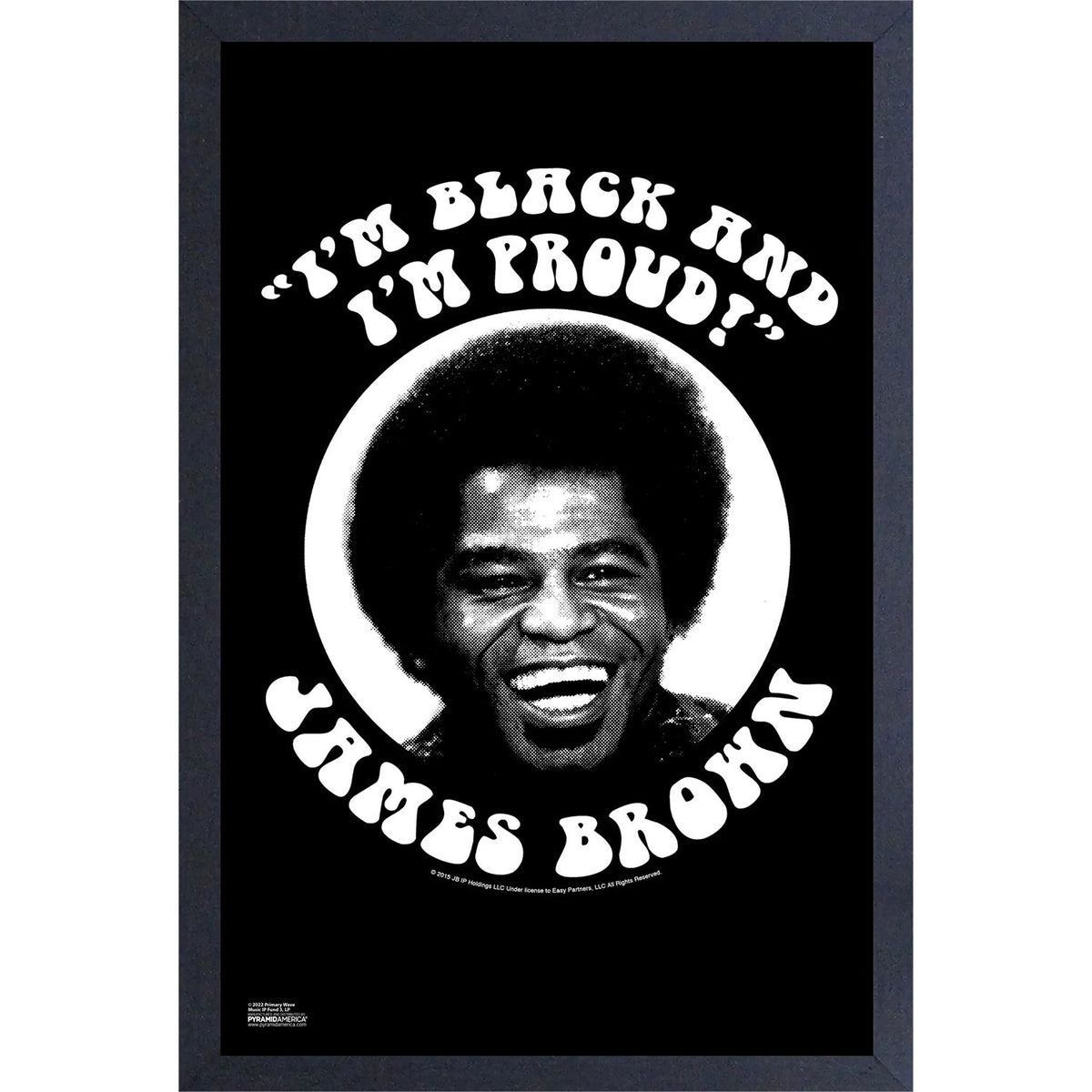 James Brown Quote Framed Wall Art Front