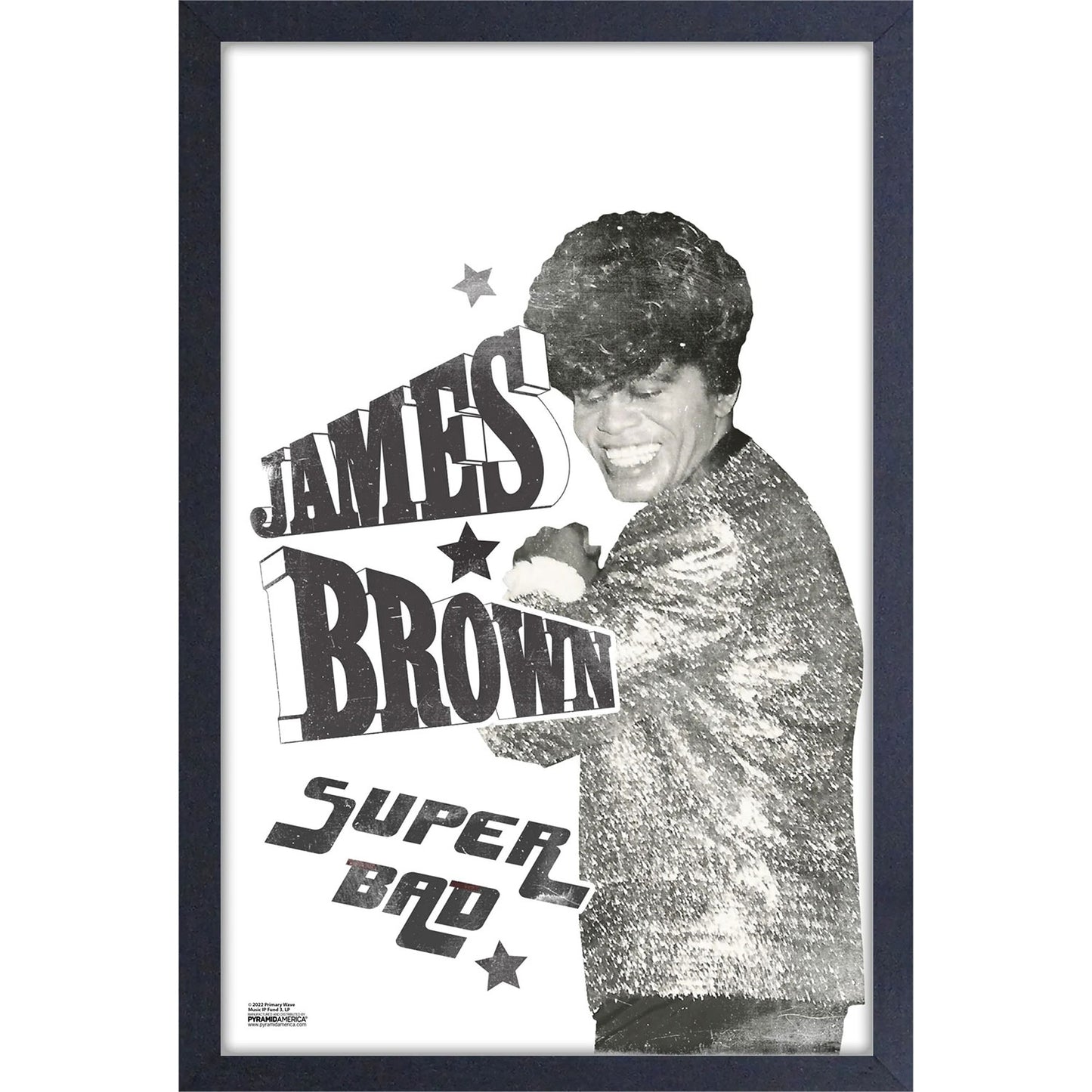 James Brown Super Bad Framed Wall Art