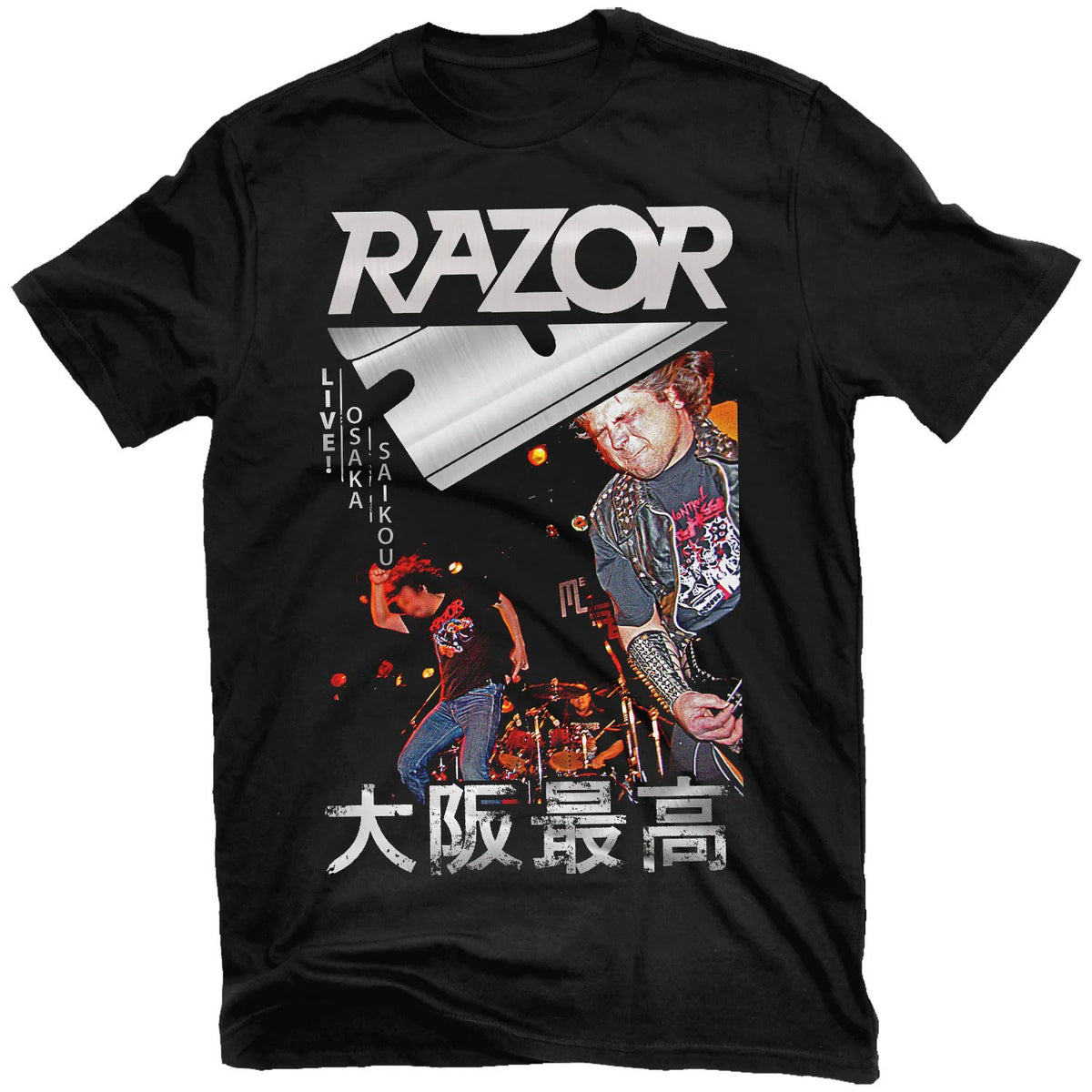 Razor Live! Osaka Saikou T-shirt Front