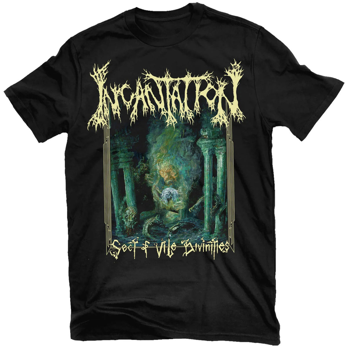 Incantation Sect of Vile Divinities T-shirt Front