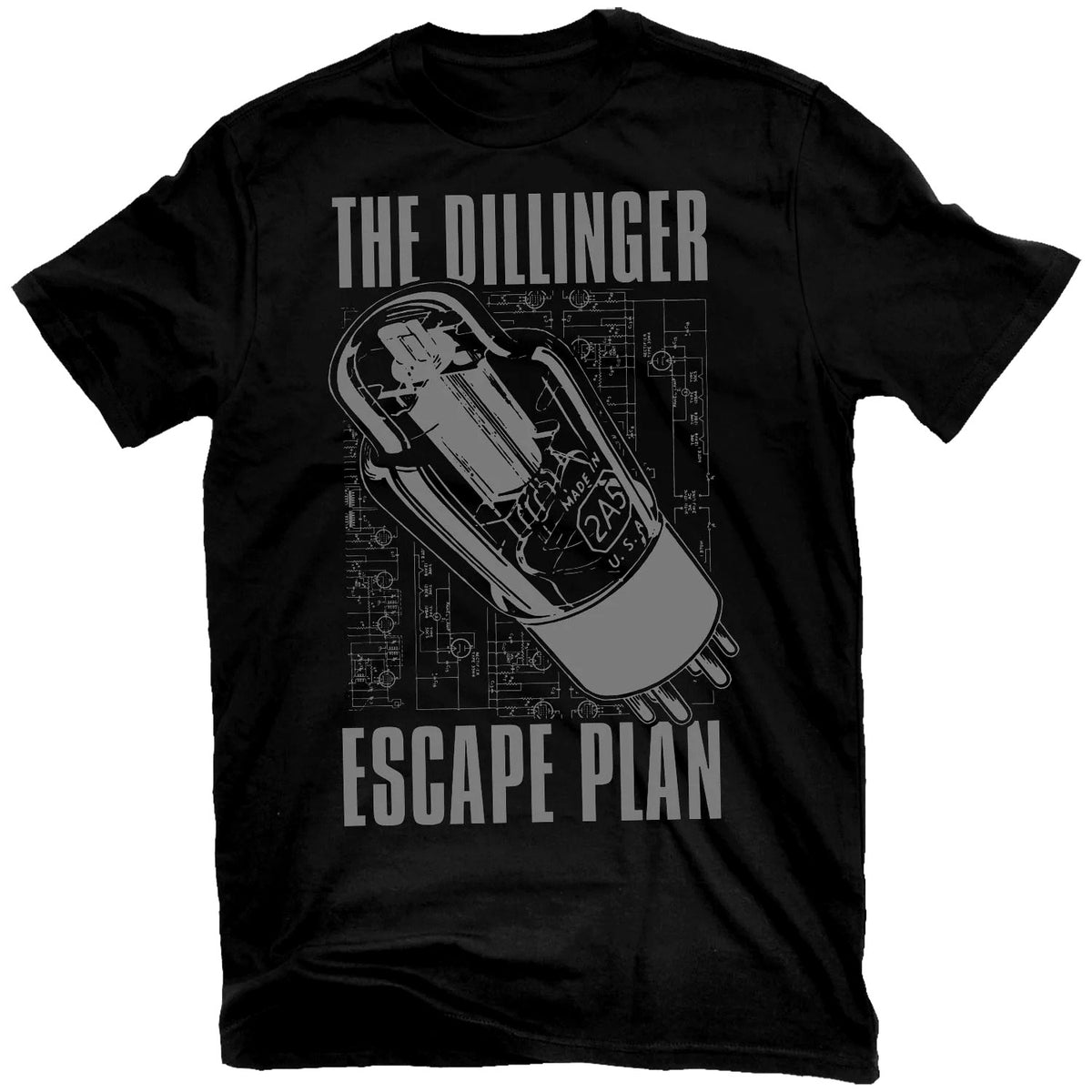 Dillinger Escape Plan Transistor T-shirt Front