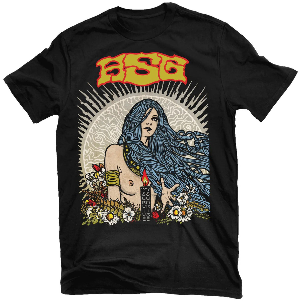 ASG Survive Sunrise T-shirt Front