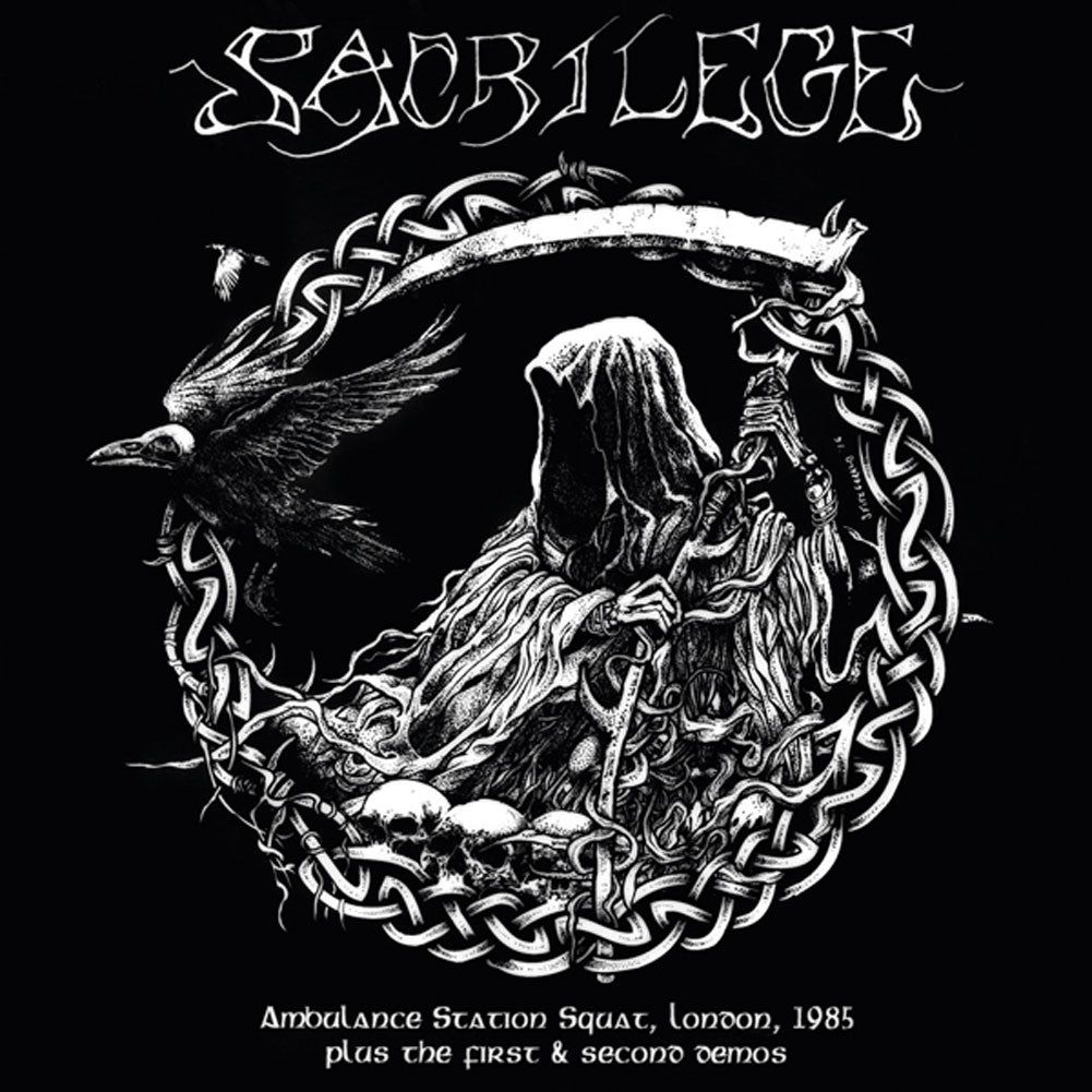 Sacrilege Ambulance Station Squat London 1985 / 1st And 2nd Demos Compact Disc CD Front
