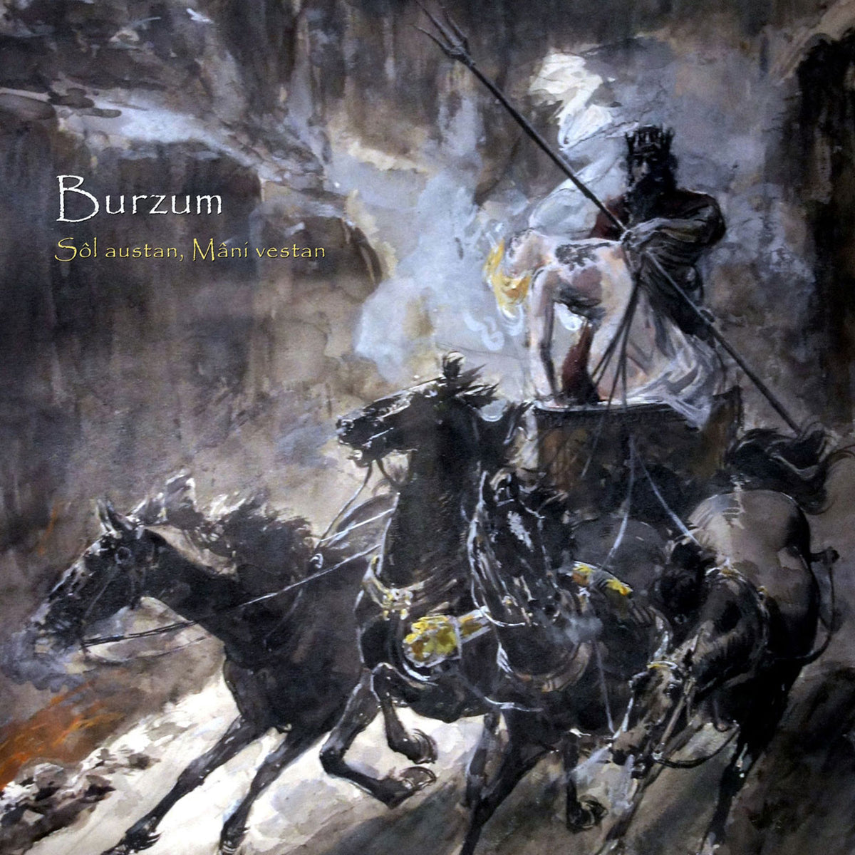 Burzum Sol Austan, Mani Vestan Vinyl Double Album Vinyl Front