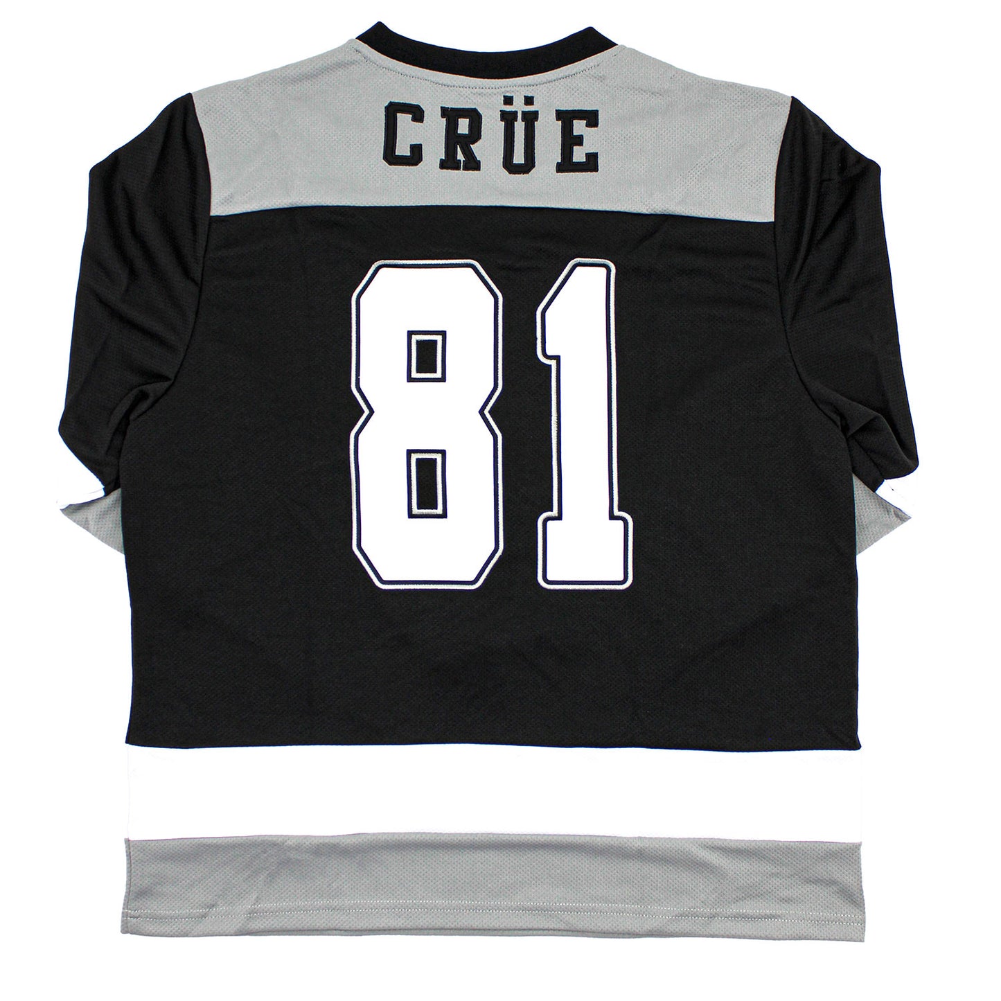 Motley Crue Final Tour #81 Mesh Hockey Jersey Hockey Jersey Back