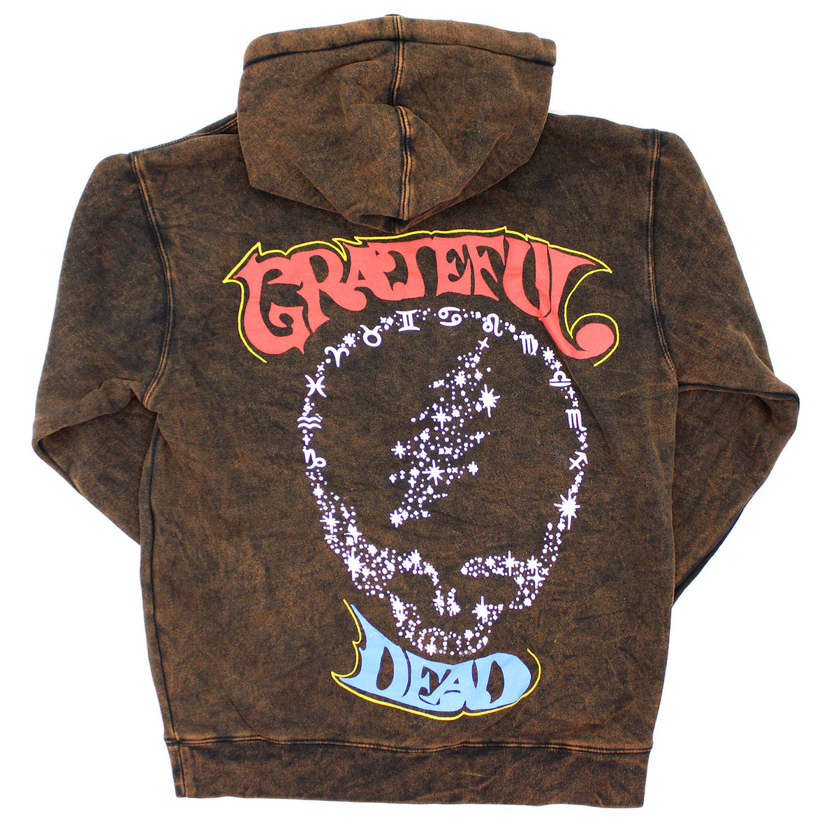 Grateful Dead Steal Your Sun With Symbols Hooded Sweatshirt Back