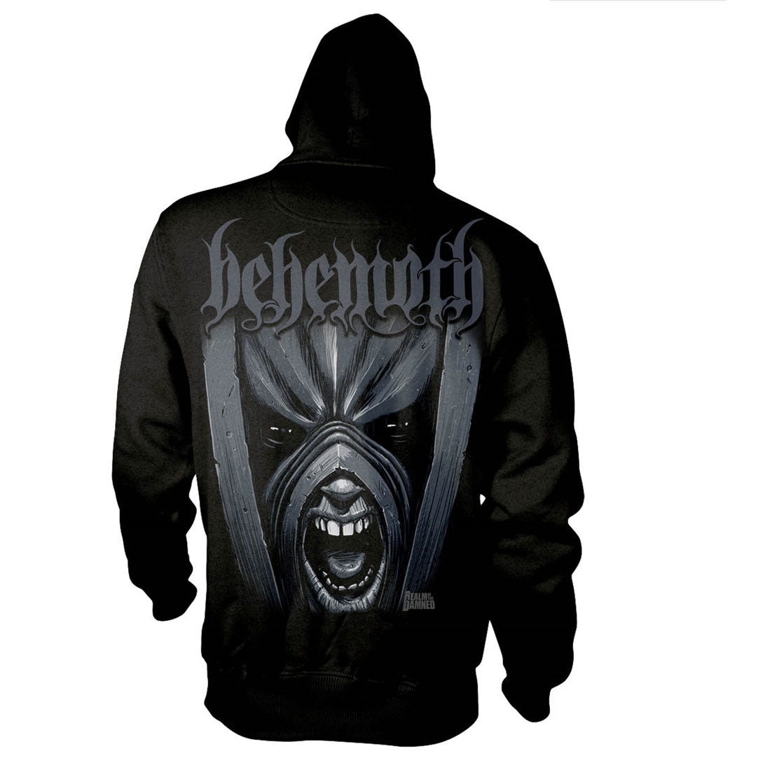 Behemoth Realm Of The Damned 2 Zippered Hooded Sweatshirt Back