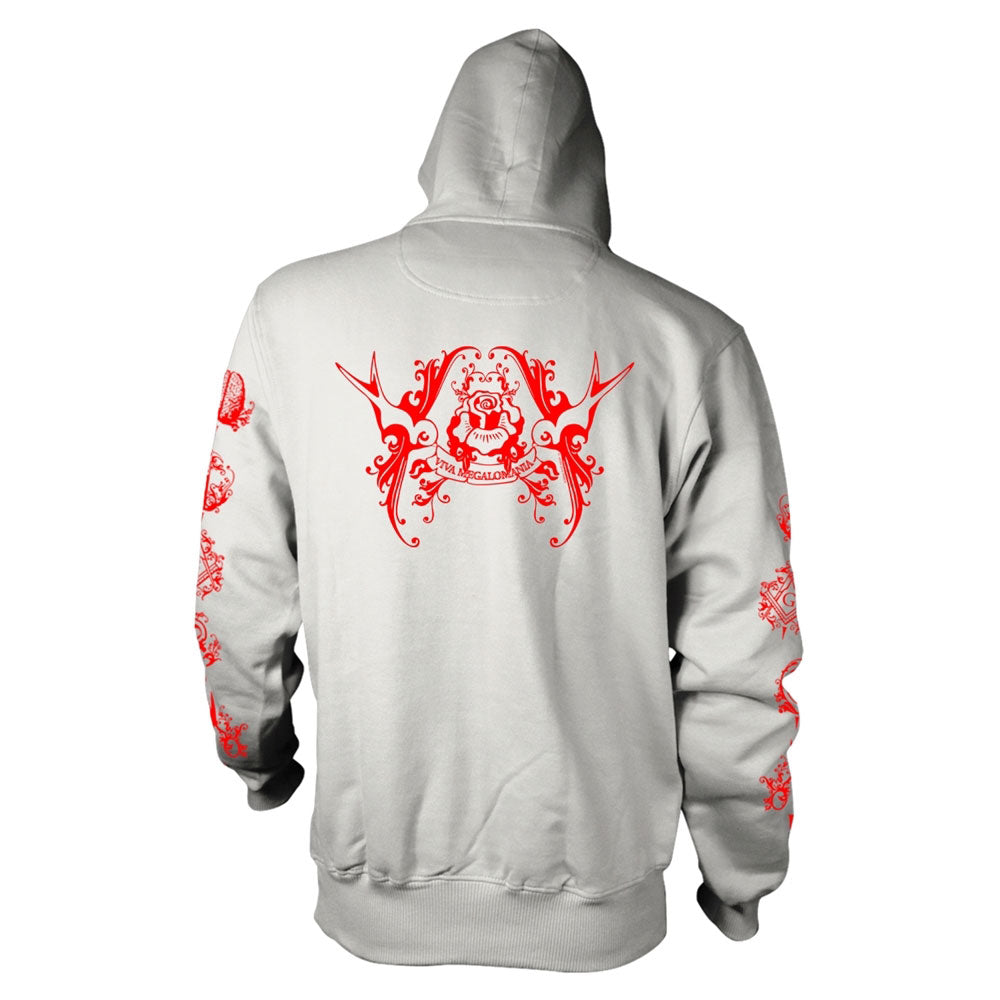 Ulver Blood Inside (white) Hooded Sweatshirt Back