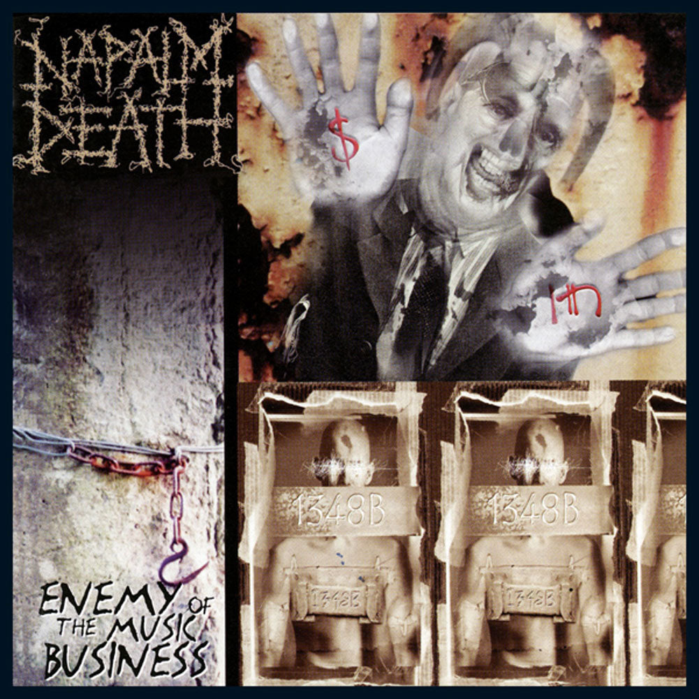 Napalm Death Enemy Of The Music Business (red Vinyl) Vinyl LP Vinyl Front