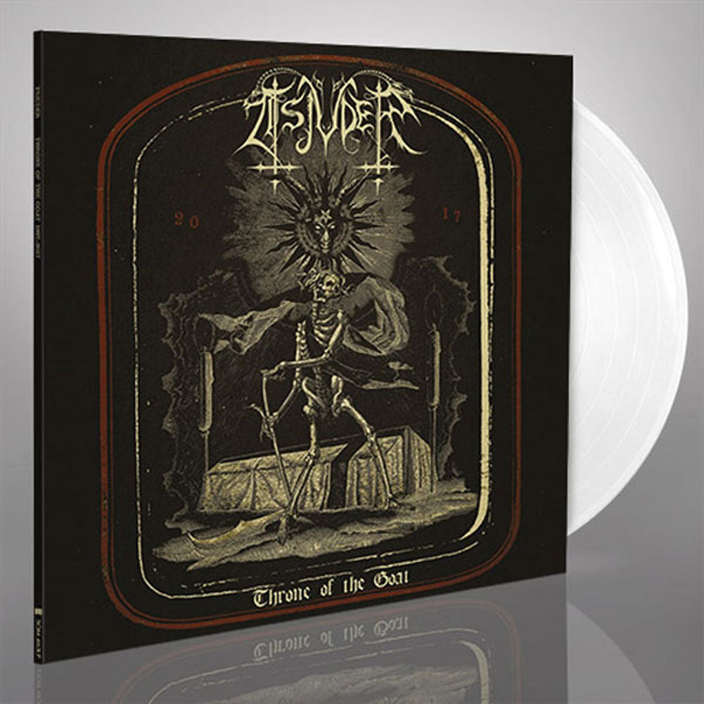 Tsjuder Throne Of The Goat 1997-2017 (white Vinyl) Vinyl LP Vinyl Front