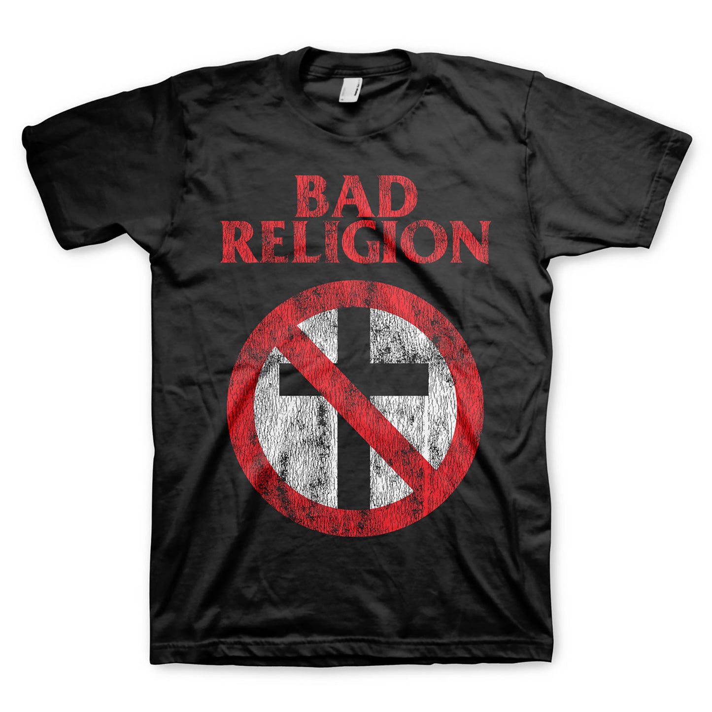Bad Religion Distressed Crossbuster T-shirt Front