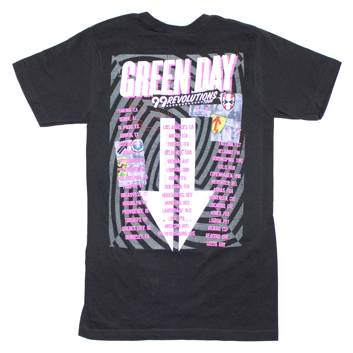 Green Day Uno! Dos! Tre! T-shirt Back