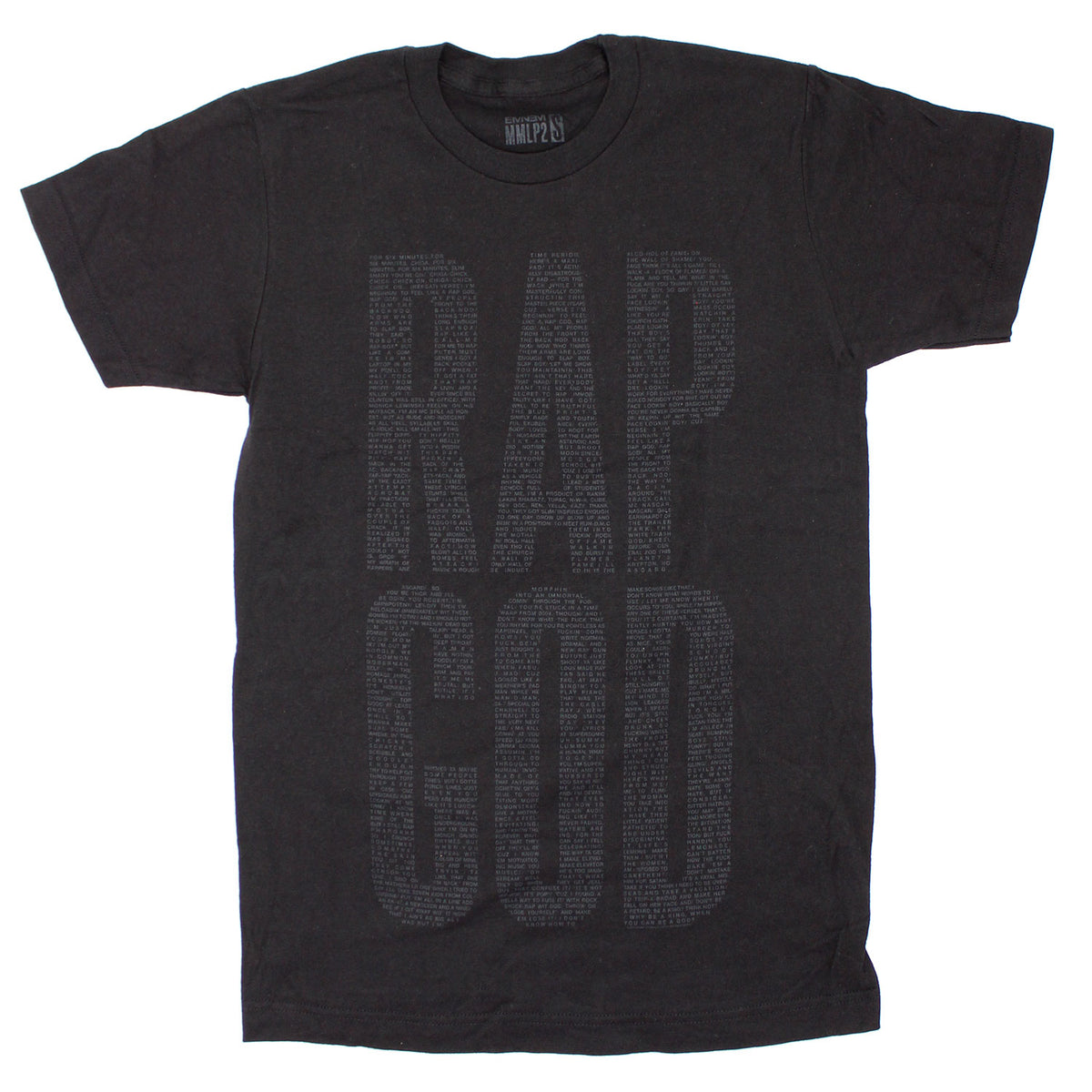 Eminem Rap God T-shirt Front