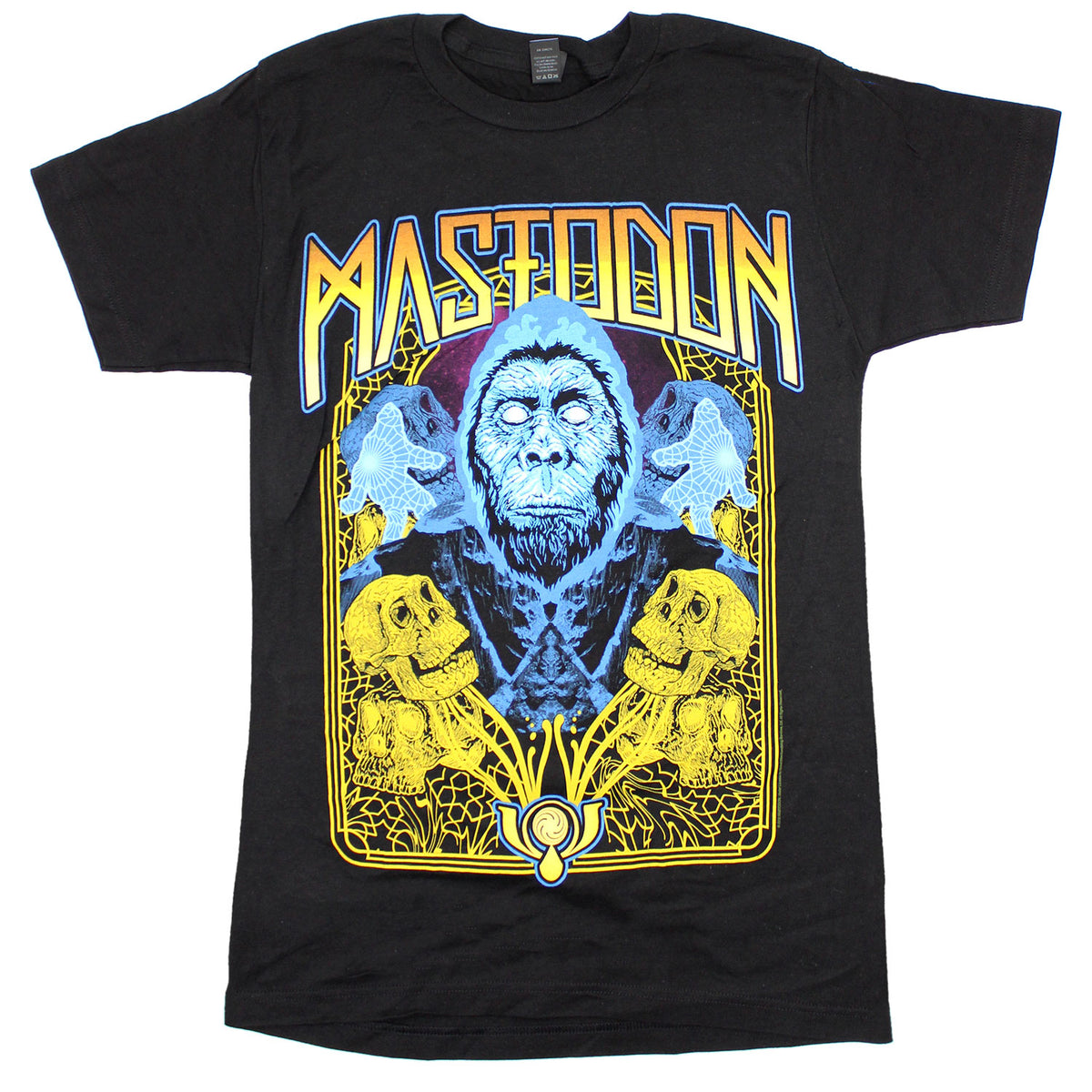 Mastodon Blue Monkey T-shirt Front