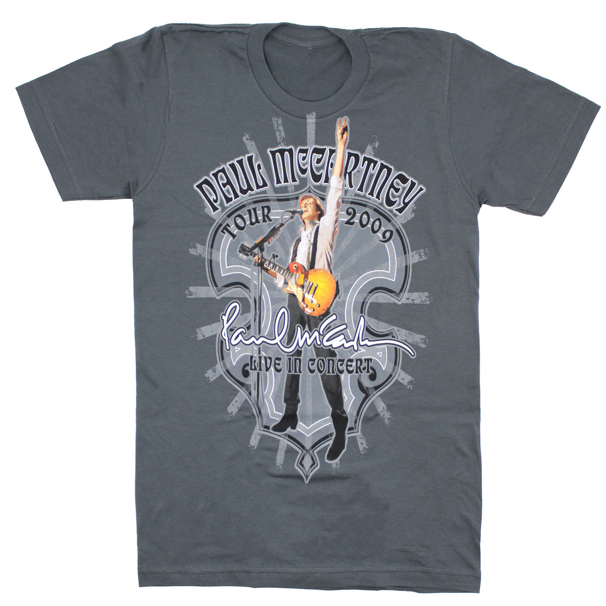 Paul Mccartney Live in Concert Tee Slim Fit T-shirt Front