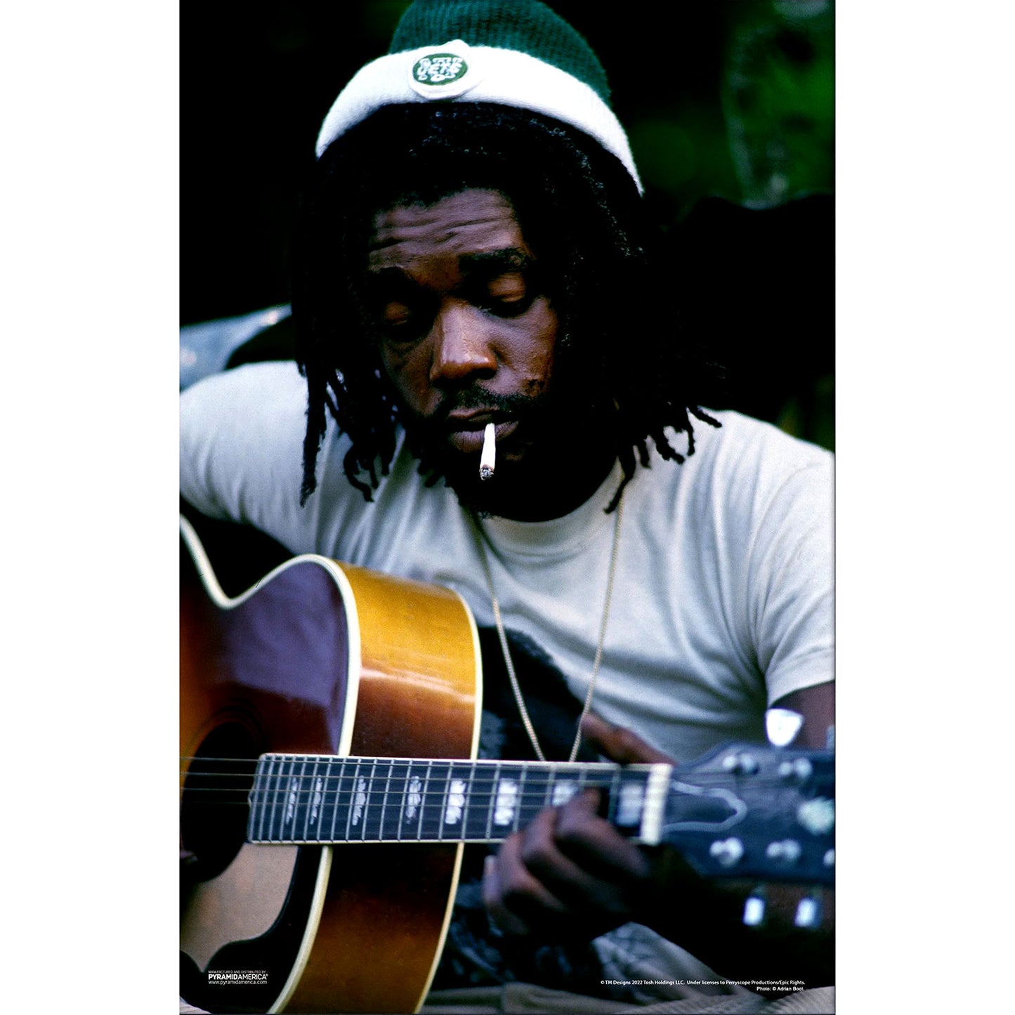 Peter Tosh Smoking Framed Wall Art Front