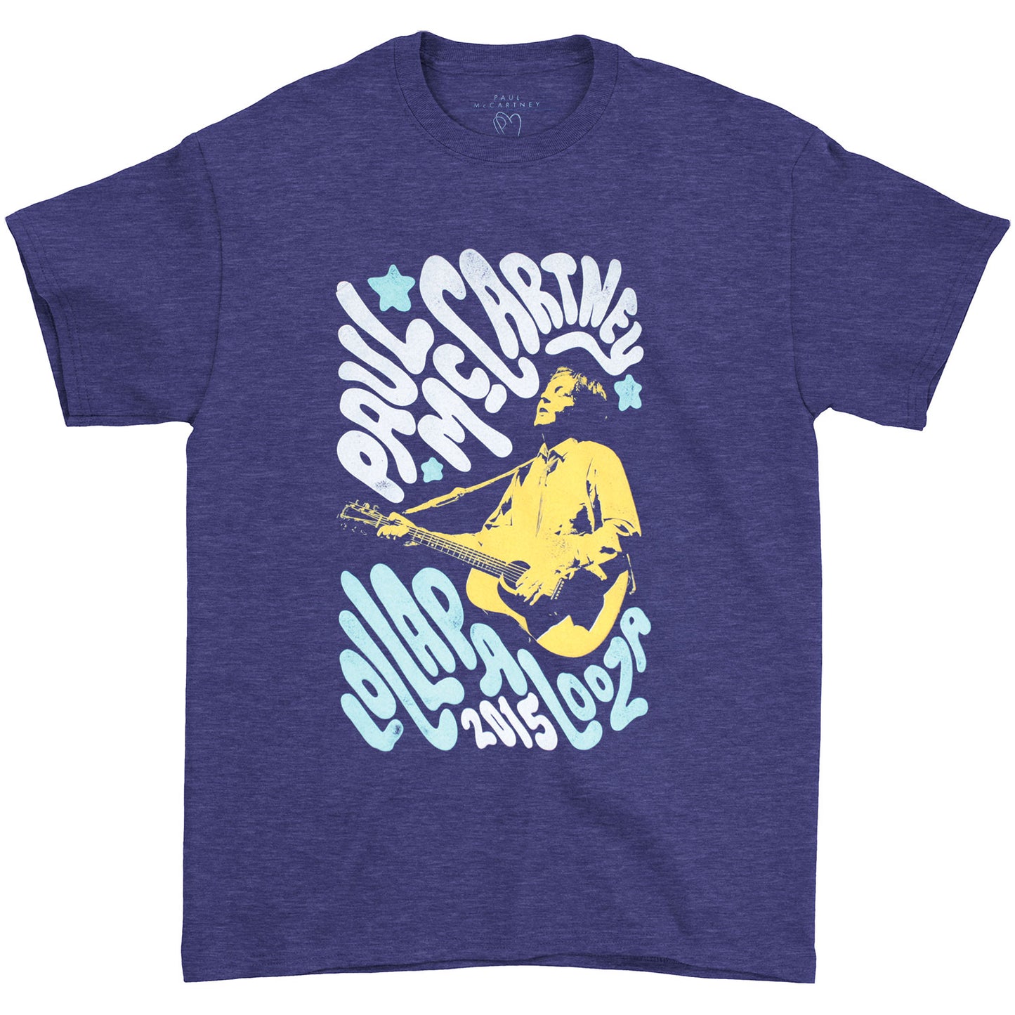 2015 Lollapalooza on Purple Tee Slim Fit T-shirt