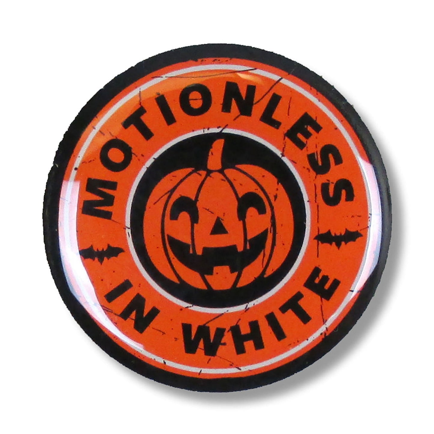 Motionless In White Pumpkin Stick Pin Pewter Pin Badge Front