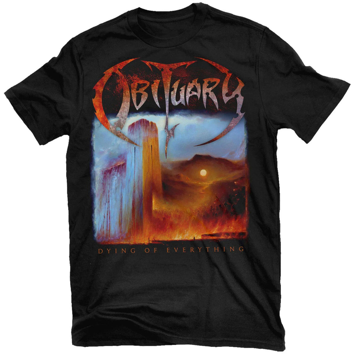Obituary Dying of Everything T-shirt Front