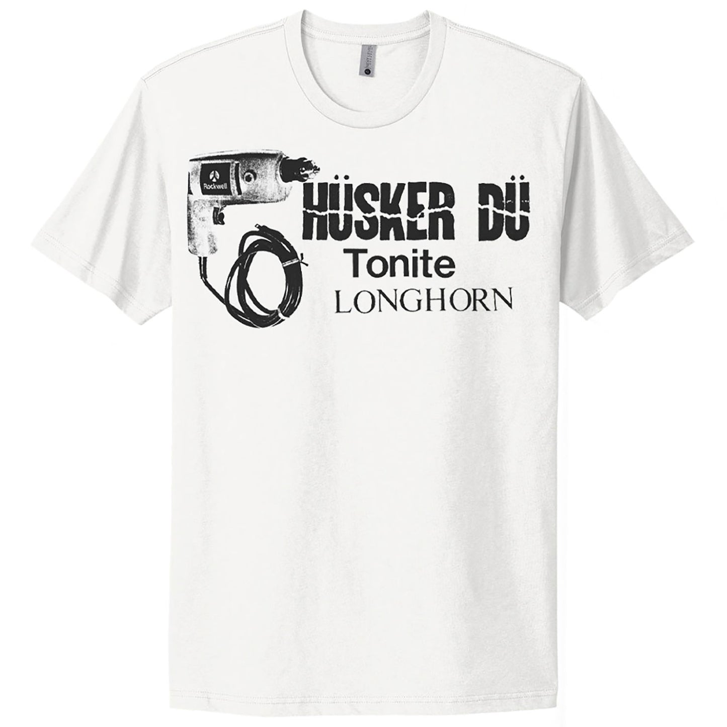 Husker Du Tonite Longhorn (White) T-shirt Front
