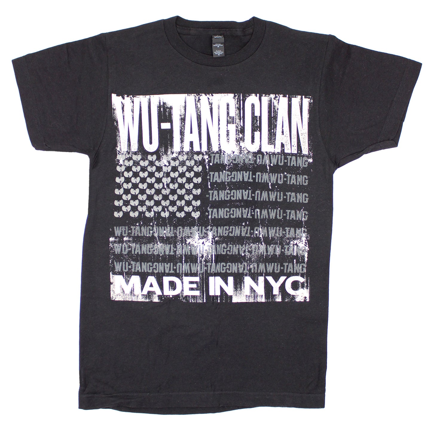 Wu Tang Clan Wu Flag Made In NYC T-shirt Front