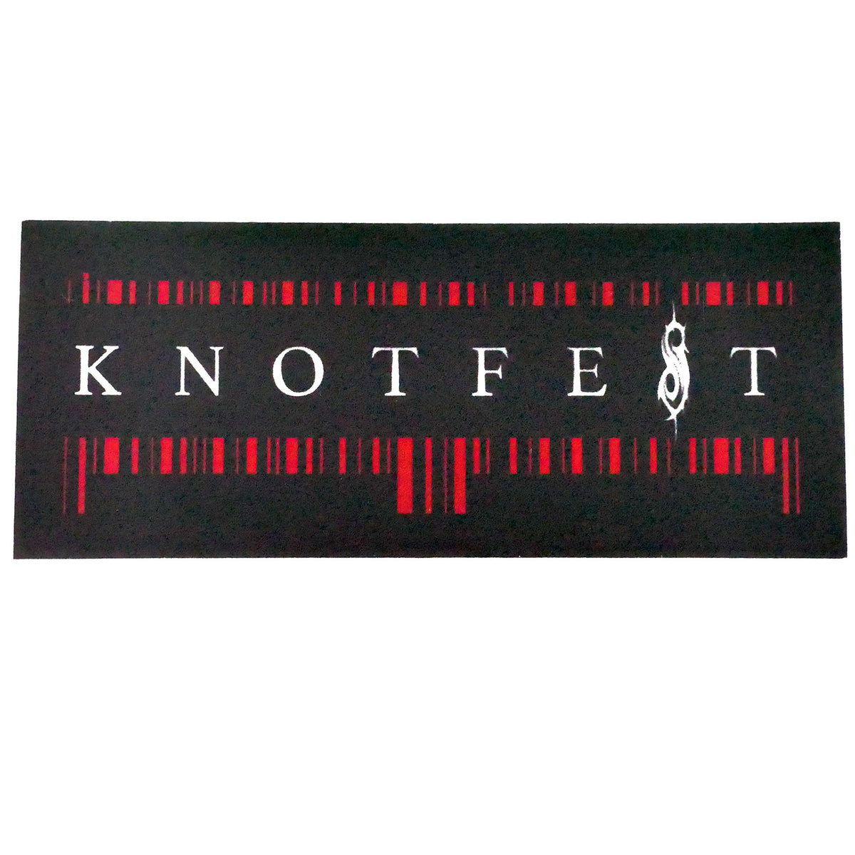 Slipknot Knotfest Barcode Sticker Front