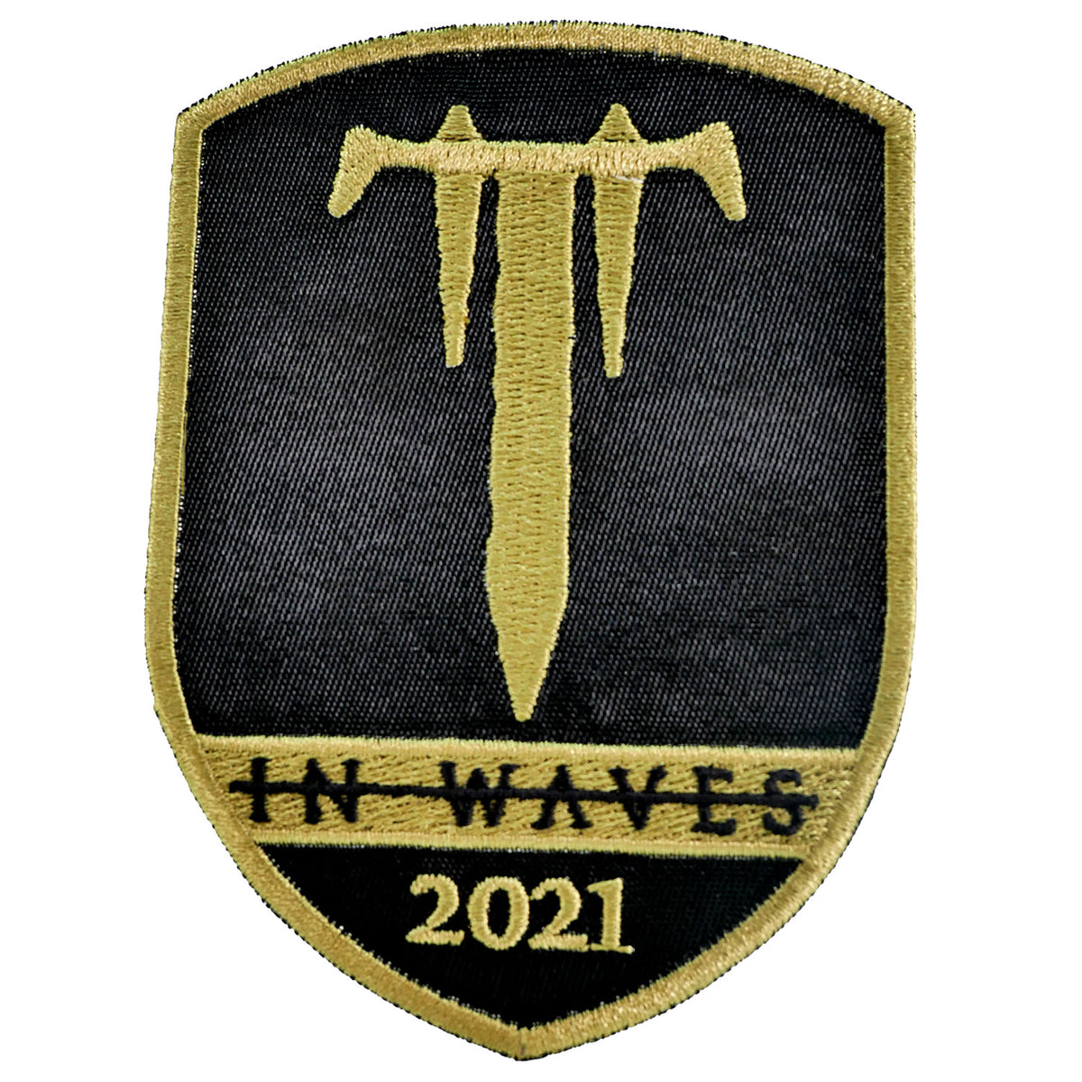 Trivium In Waves 2021 Embroidered Patch Front