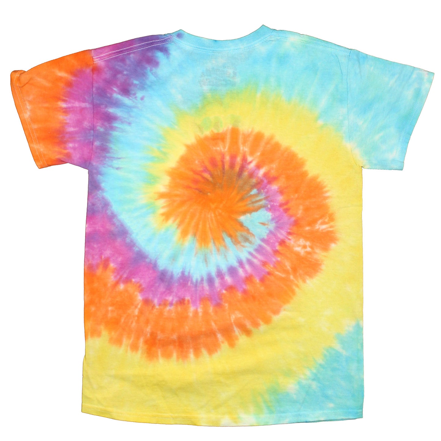 Beatles Lucy in the Sky With Diamonds Distressed Tie Dye T-shirt Back
