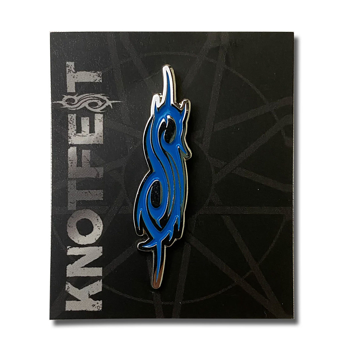 Slipknot Knotfest Tribal S Engraved Metal Pin Pewter Pin Badge Front