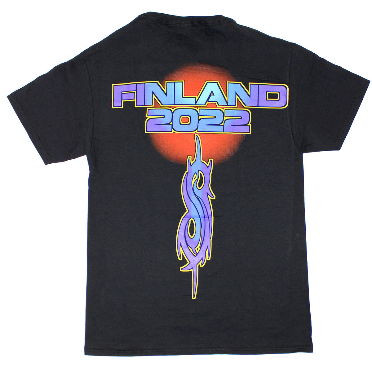 Slipknot Knotfest Finland Star Skull Trees T-shirt Back