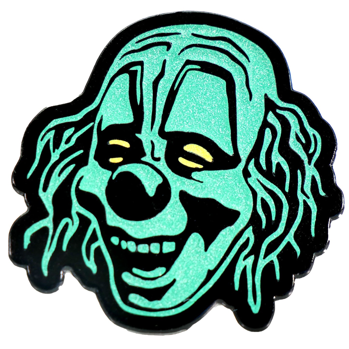 Slipknot Clown Glow In The Dark Lapel Pin Pewter Pin Badge Front