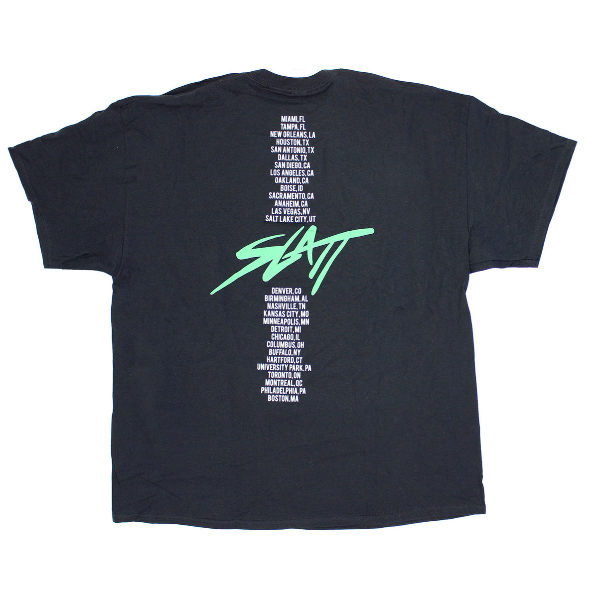Slatt Medusa Tour T-shirt Back