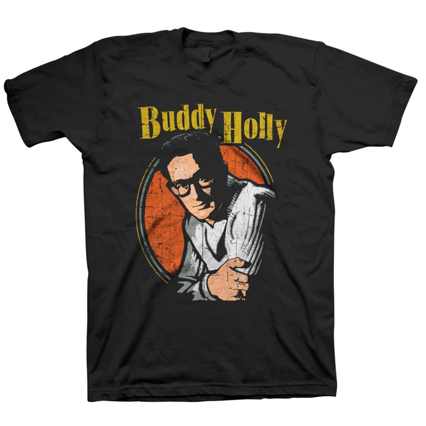 Buddy Holly Portrait T-shirt Front