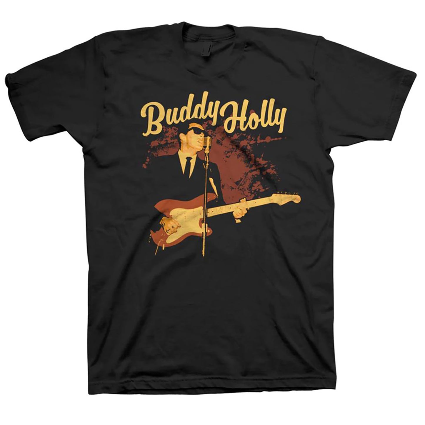 Buddy Holly Performing T-shirt Front