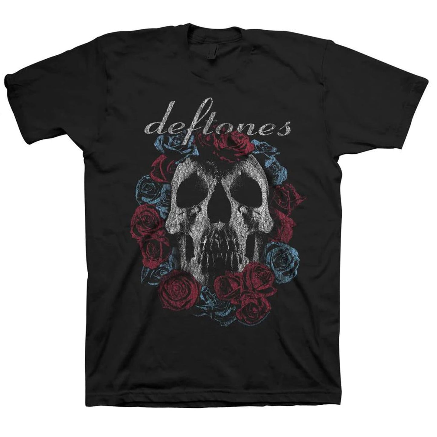 Deftones Skull Slim Fit T-shirt Front